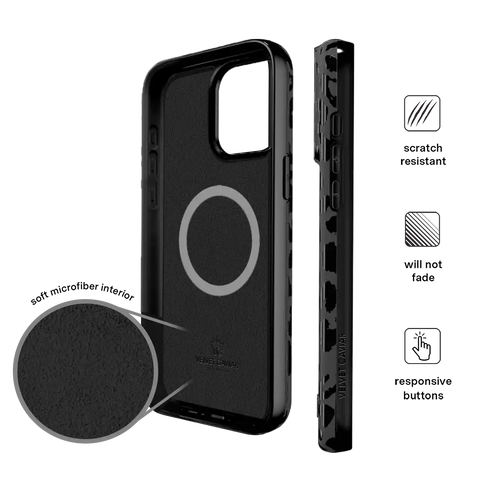 Black Leopard iPhone Case