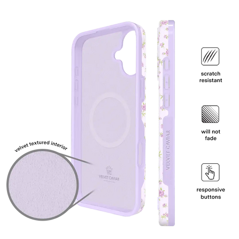 Dainty Lilac Floral iPhone Case