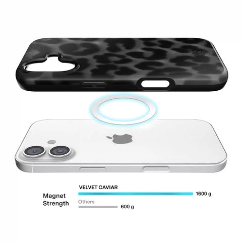 It Girl Black Leopard iPhone Case