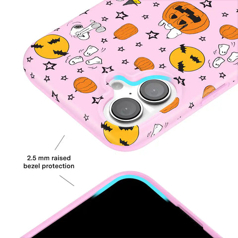 Snoopy Pink Pumpkins iPhone Case