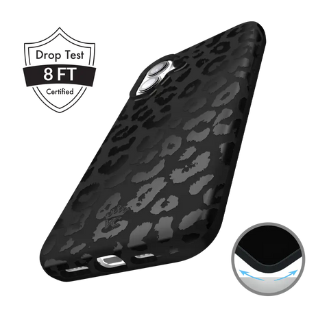Black Leopard iPhone Case