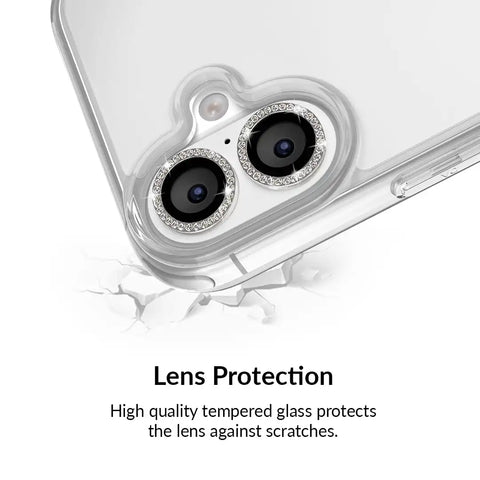 Crystal Glam Camera Lens Protector for iPhone