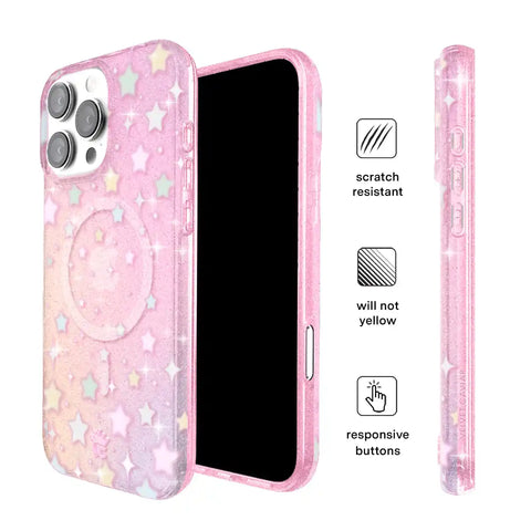 Falling Star Glitter iPhone Case