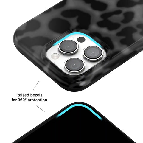 It Girl Black Leopard iPhone Case