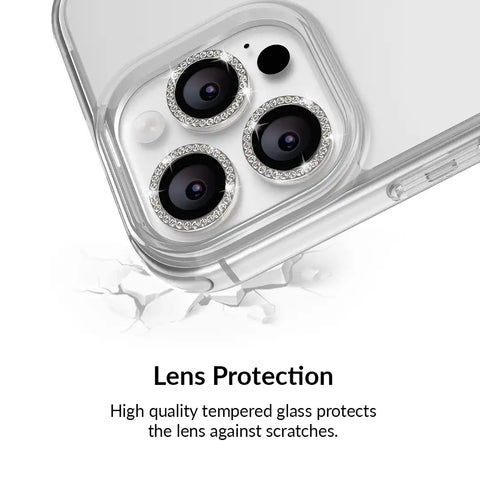 Crystal Glam Camera Lens Protector for iPhone