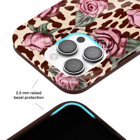 Rosy Leopard iPhone Case