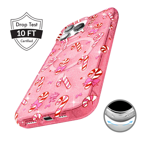 Pink Peppermint Princess iPhone Case