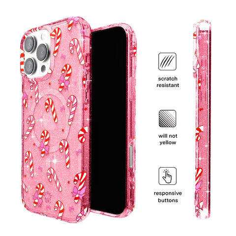 Pink Peppermint Princess iPhone Case