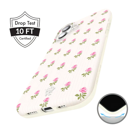 Pink Peony Floral iPhone Case