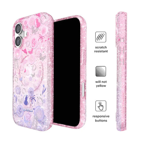 Wicked Glinda’s Bubble Glitter iPhone Case