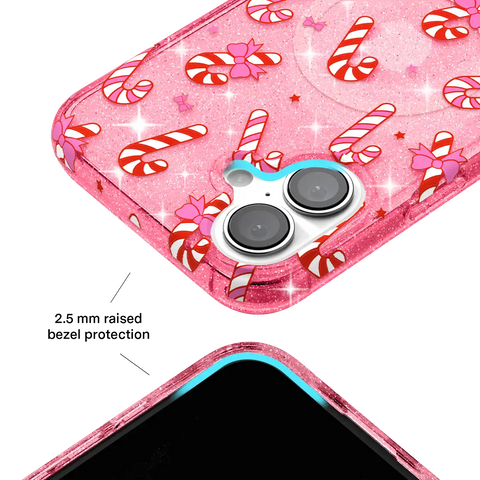 Pink Peppermint Princess iPhone Case