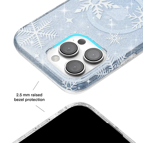 Snow Angel Glitter iPhone Case