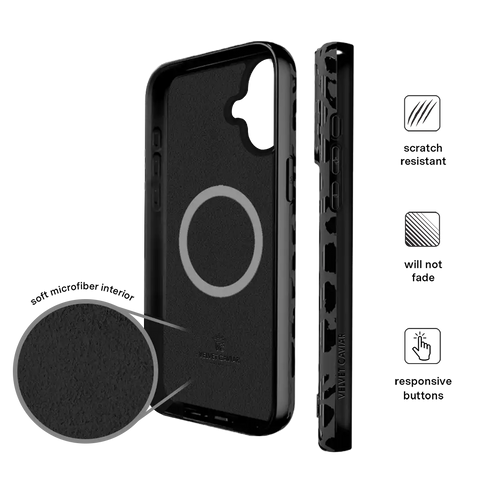 Black Leopard iPhone Case