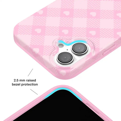 Dolly Pink Gingham iPhone Case