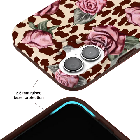 Rosy Leopard iPhone Case