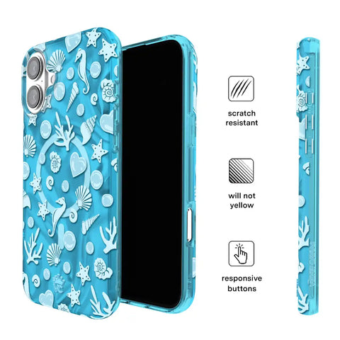 Aquamarine Holo iPhone Case