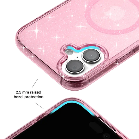 Pink Stardust Glitter iPhone Case