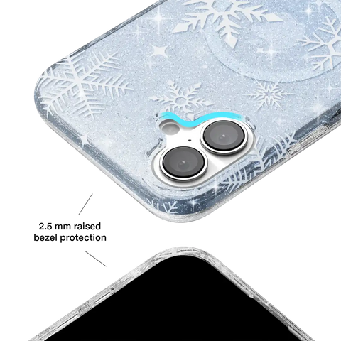 Snow Angel Glitter iPhone Case