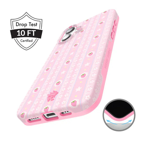 Strawberry Macaron iPhone Case
