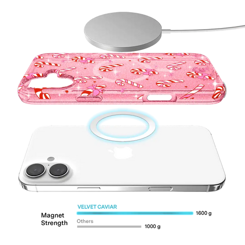 Pink Peppermint Princess iPhone Case