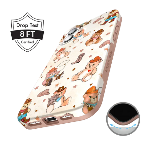 Cowboy Teddy iPhone Case