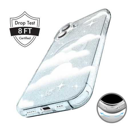 In the Clouds Stardust iPhone Case