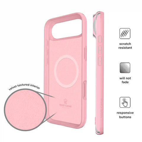 Pink Chrome Stripes iPhone Case