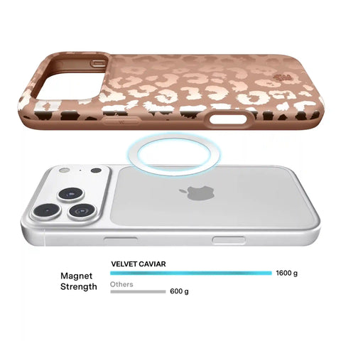 Bronze Chrome Leopard iPhone Case