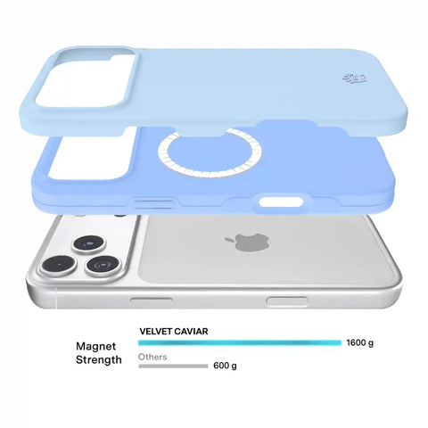 Cotton Candy Blue iPhone Case