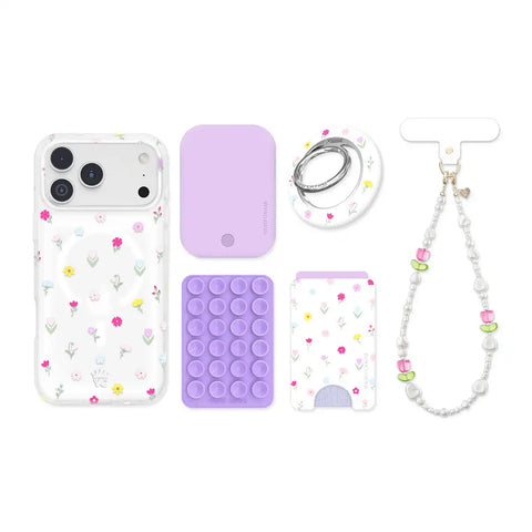 Dreamy Meadow Floral iPhone Bundle Set