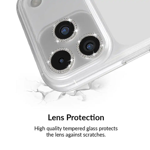 Crystal Glam Camera Lens Protector for iPhone