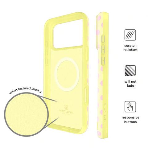 Buttercream Polka Dot iPhone Case