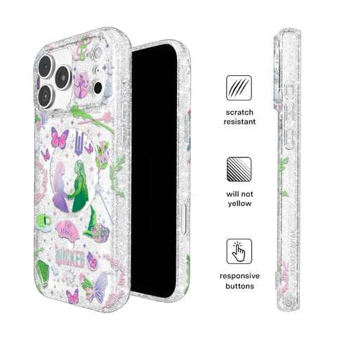 Wicked For Good Glitter iPhone Case
