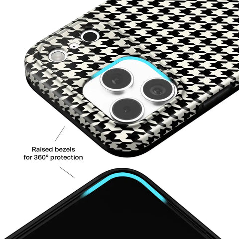 Houndstooth iPhone Case