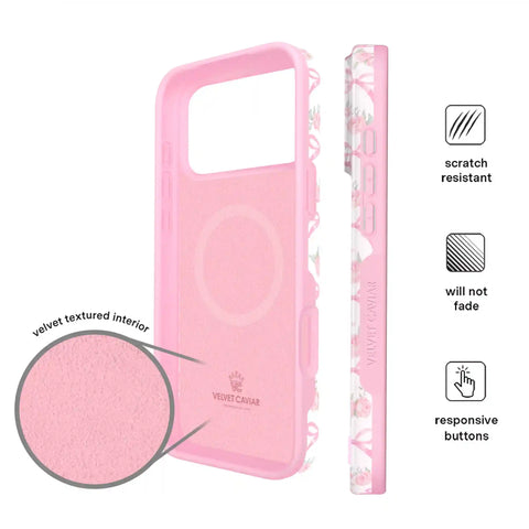Lovely Pink Bows iPhone Case