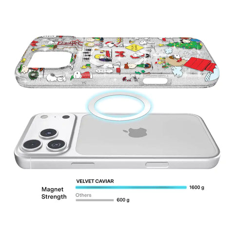 Snoopy Christmas Glitter iPhone Case