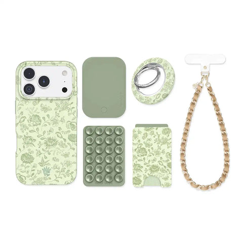 Storybook Sage Floral iPhone Bundle Set
