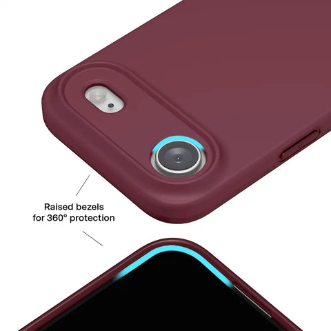 Burgundy 1990 iPhone Case