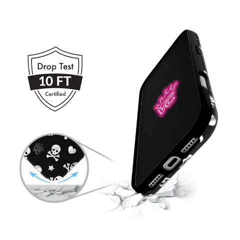 Chrome Skulls iPhone Case