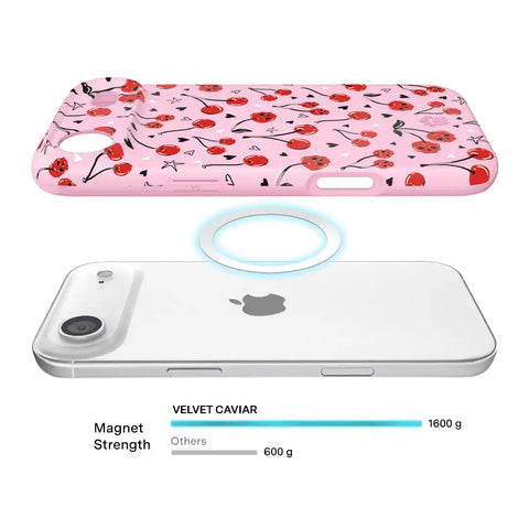 Sour Cherry Skulls iPhone Case