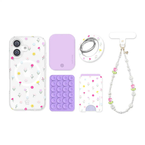 Dreamy Meadow Floral iPhone Bundle Set
