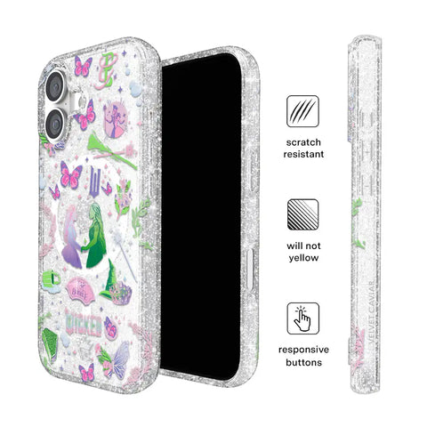 Wicked For Good Glitter iPhone Case