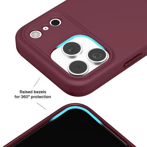 Burgundy 1990 iPhone Case