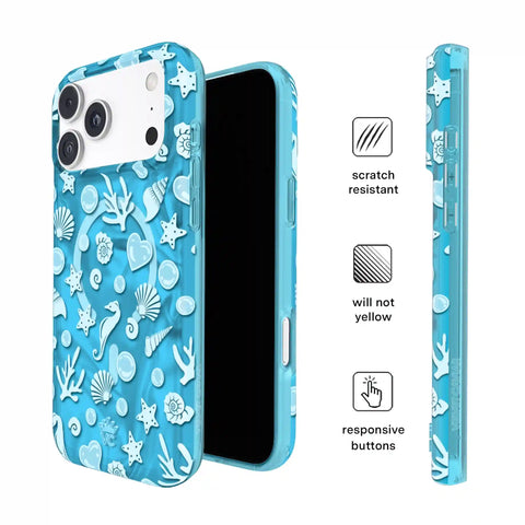 Aquamarine Holo iPhone Case