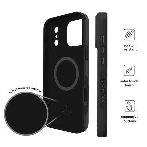 Just Black iPhone Case