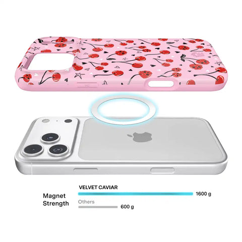 Sour Cherry Skulls iPhone Case