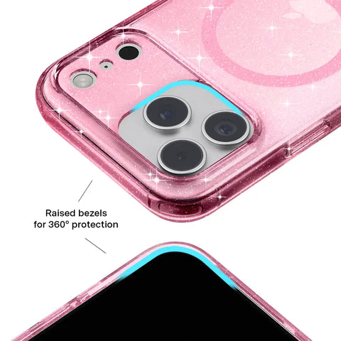 Pink Stardust Glitter iPhone Case