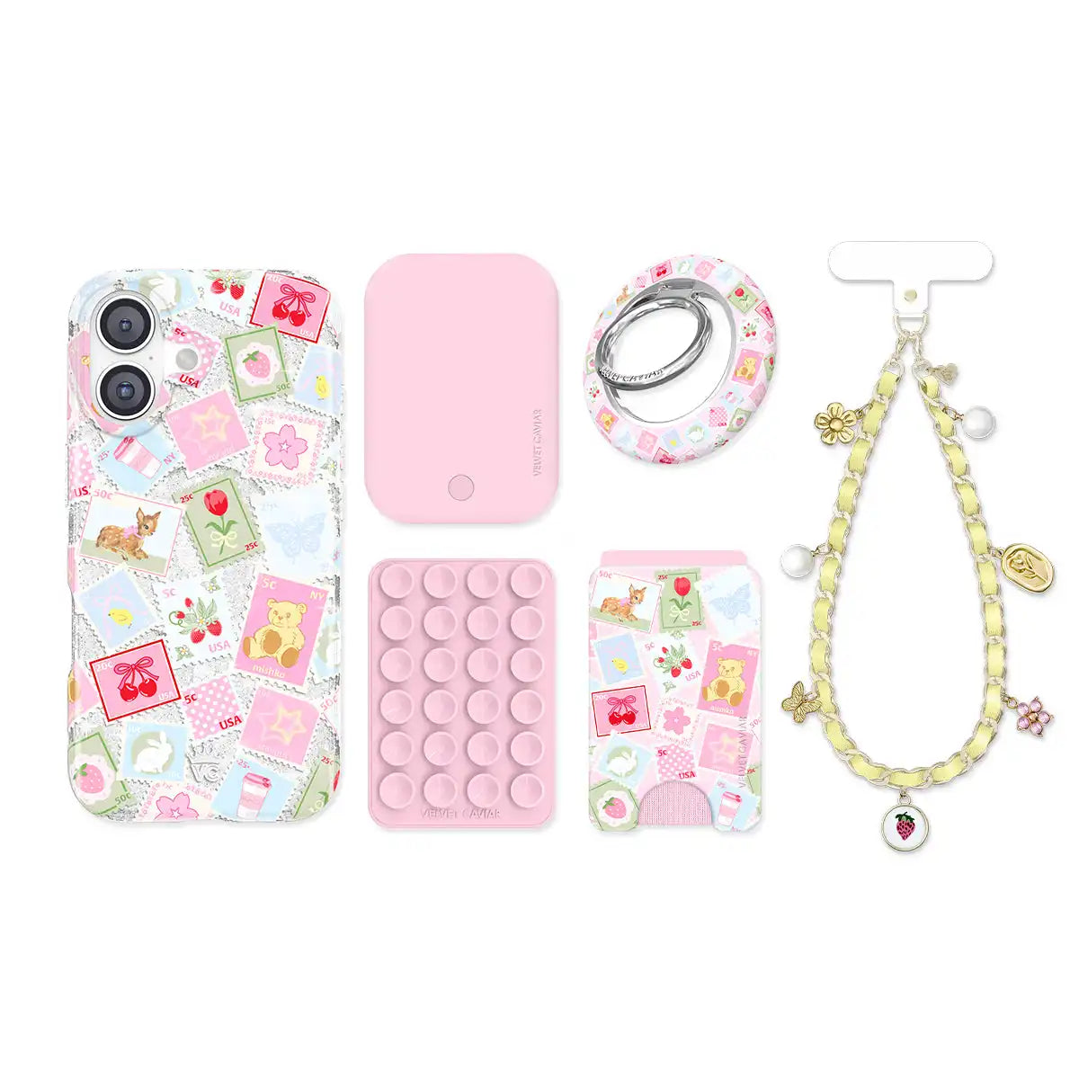 Spring Whimsy Stamps Glitter iPhone Bundle Set