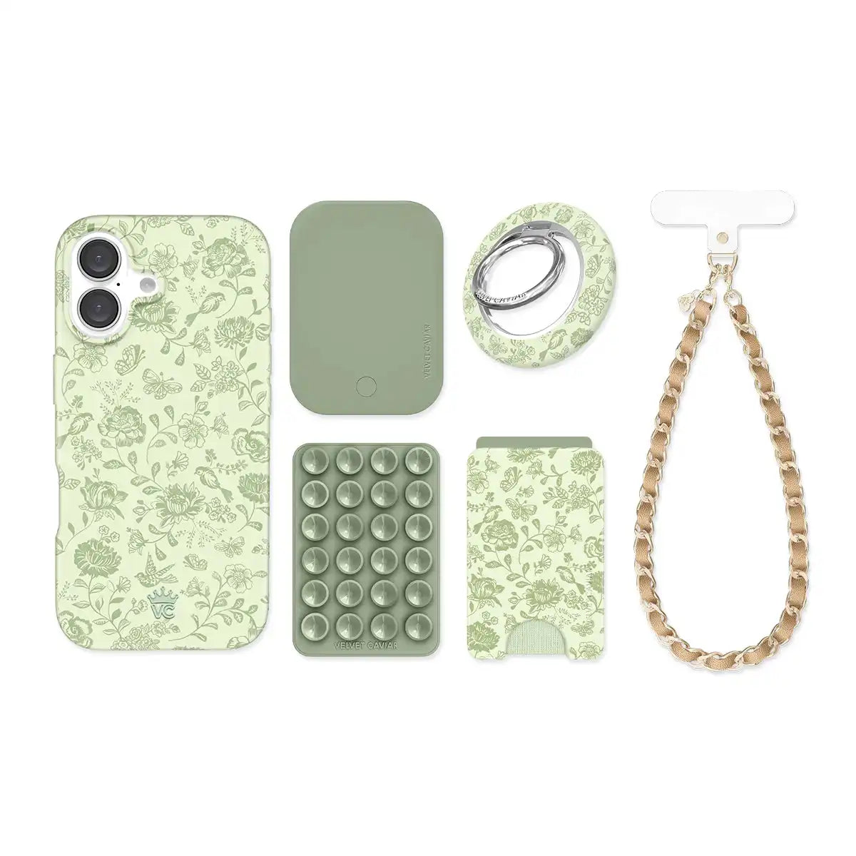 Storybook Sage Floral iPhone Bundle Set