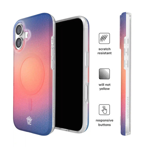 Sunset Glow Aura iPhone Case